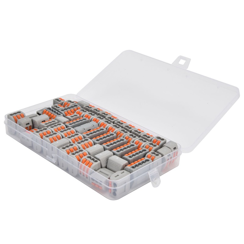 60Pcs Lever Nuts Quick Connect Wire Connector Conductor PCT‑212 ‑
