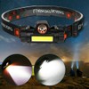 JUSTOP LED Head Torch, Rechargable Headlamp, COB+LED Dual Mode, Lightweight