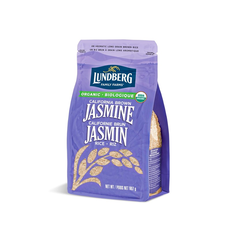 Lundberg Organi Organic Jasmine Brown Rice, 907 gm