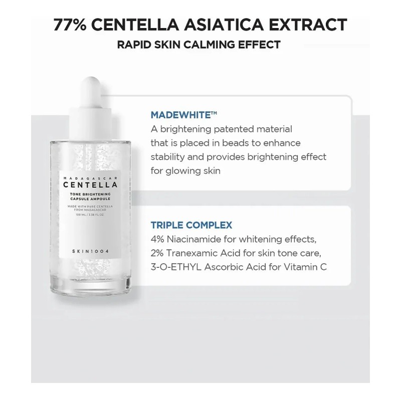 Skin1004 Centella Tone Brightening Capsule Ampoule 100ml Mom