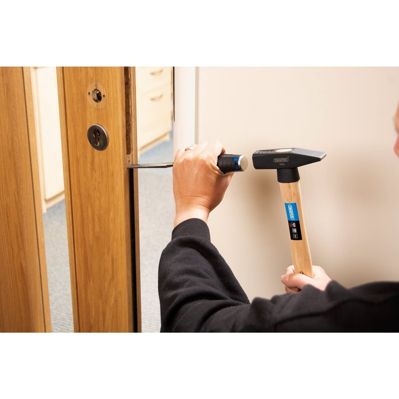 Draper 70484 Locksmith Hammer with Hickory Shaft, 500g,Black