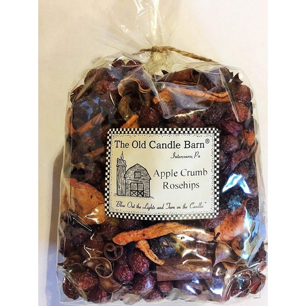 Apple Crumb Rosehips Large Bag - Well Scented Potpourri - Made in USA