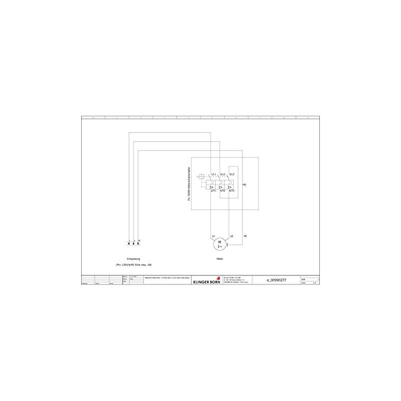 KlingerBorn ISKRA MS25 10-16A Motor Protection Switch in Housing with