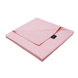 ZonLi Duvet Cover for Weighted Blanket (Light Pink, 60'' x 80''), Breathable Soft Duvet Cover Queen Size Removable Cooling Comforter Cover for All Season