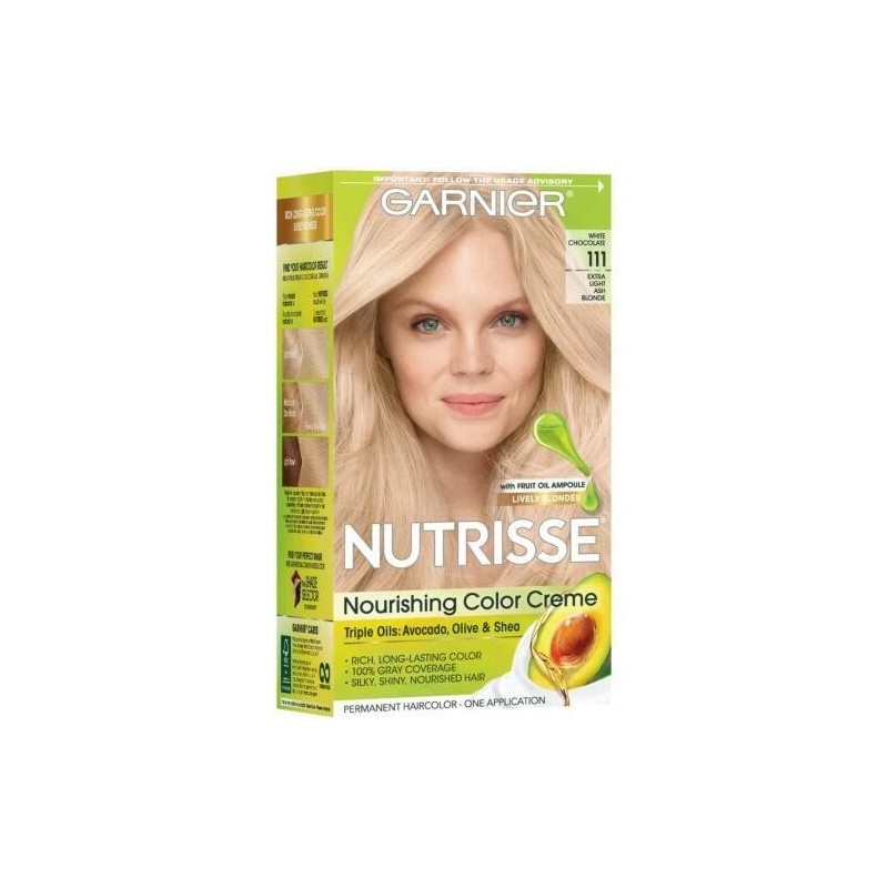 Garnier Nutrisse Level 3 Permanent Hair Creme Extra 111 Light