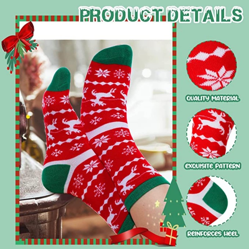 LCPQMZGH 40 Pairs Christmas Socks Gifts for Homeless, Christmas Socks