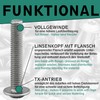 Rounded Head Screw with Flange and Hexalobular/Torx (ISR, TX) Drive,