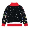 uideazone Toddler Boys Ugly Christmas Sweater Novelty Christmas Tree Graphics