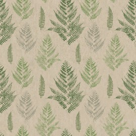 Tischdeko Pack of 25 Serviettes Environmentally Friendly 100% Recycled Fern Pattern