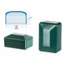 EMFA Fence Post Caps, Rectangular, 60 x 40 mm, Green,