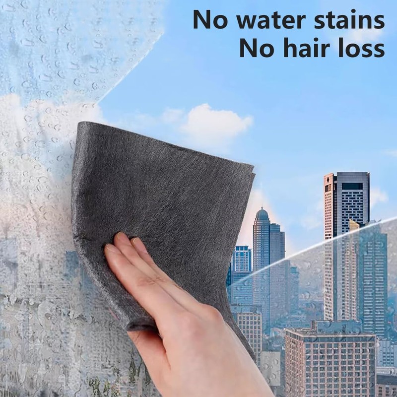 5 Pcs Thickened Magic Cleaning Cloths, 30 x 30cm Window