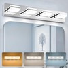 VONLUCE Bathroom Vanity Light Fixture, 4-Light Modern LED Vanity Light,