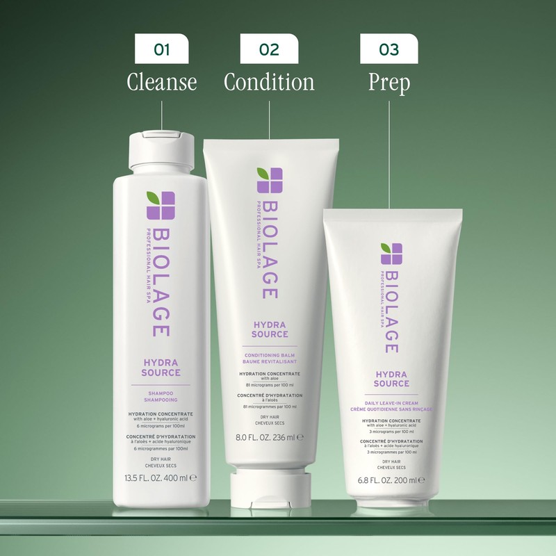 Biolage Hydra Source Shampoo - Softens & Adds Shine, For