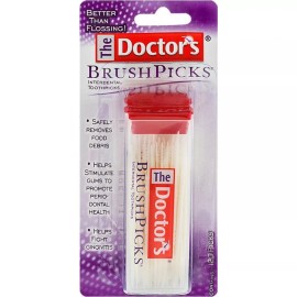 3 Pack The Doctors Brushpicks Interdental Toothpicks 120 Count Ea 360 Picks