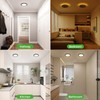 zemty 7 Inch LED Ceiling Light with Night Light 1800K,