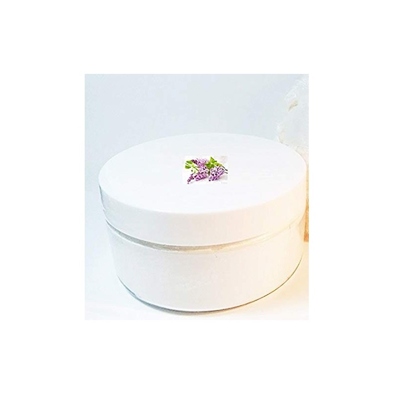 Lilac Scented Silk Body Powder - 8 oz Jar