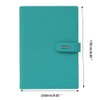 6 Hole Ring Binder Black PU Leather A5 Notebook Personal