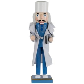 Northlight Doctor with Stethoscope Wooden Christmas Nutcracker - 14"