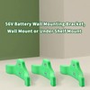56V Battery Wall Mount for EGO, Battery Holder 3 Pack