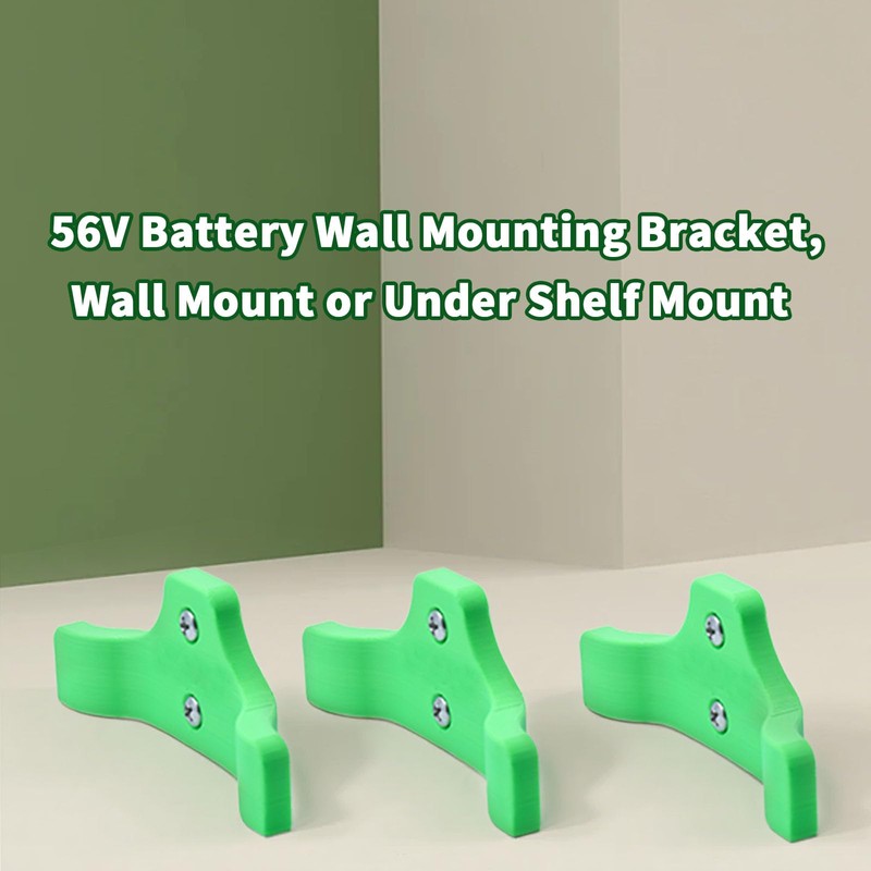 56V Battery Wall Mount for EGO, Battery Holder 3 Pack