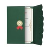 HKSICHENGKEJIUK 5Pcs A4 Certificate Award Diploma Cover Tri-Fold Paper Certificate
