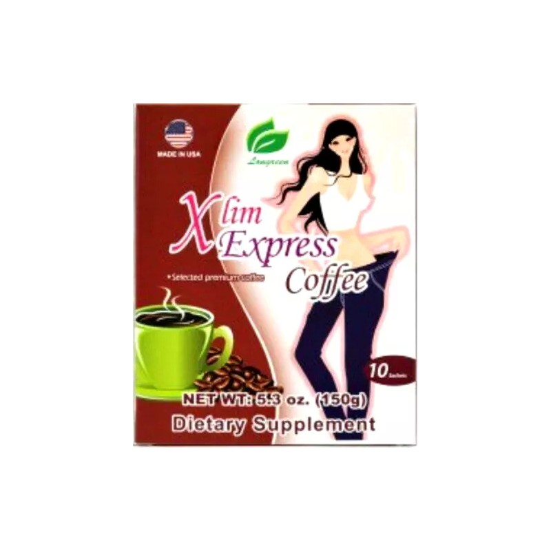 Longreen Xlim Express Selected Premium Coffee Dietary Supplement 10 Sachets