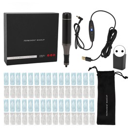 Tattoo Machine Micropigmentation Eyebrow Eyeline 9 Gear Speed PMU Permanent Makeup Pen 100‑240V EU Plug