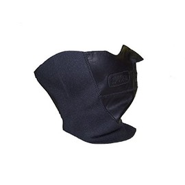 Hugger Half Face Mask – Neoprene and Leather Cold Weather Mask for Motorcycle Riding, Biking & Outdoor Sports