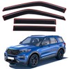Lightronic Extra Durable Clip-on in-Channel Auto Vent Window Visor, Fits