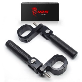 MZS Motorcycle Foot Pegs, Passenger Footrest Rear Folding Footrest Rest Accessories CNC Black Compatible with CT125 Trail 125 Hunter Cub 2021-2024