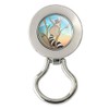 Ring-Tailed Cat Magnetic Metal Eyeglass ID Badge Holder
