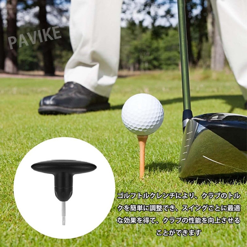 PAVIKE Golf Club Wrench, Golf Wrench, Screwdriver Wrench, Hexagonal, Lightweight,