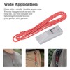 Boundless Voyage Titanium Whistle Emergency Survival Safety Whistles with Lanyard