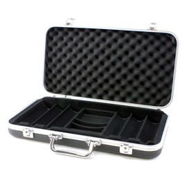 Versa Games 300 Piece ABS Poker Chip Case in Black
