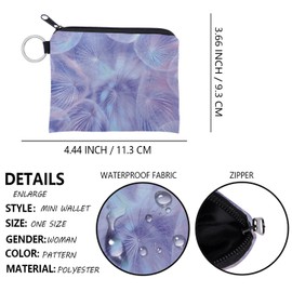 FAVORTALK Purse for Women Small Canvas Coin Purse Portable with Zip Change Pouch for Credit Card ID Card Keys Headset Lipstick Canvas Pouch for Coin, 3291