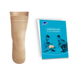 JianiMed Prosthetic Stump Shrinkers–Below Knee, 55cm, Compression, Amputee Socks, 20-30, Daily use, Taiwan Excellence L