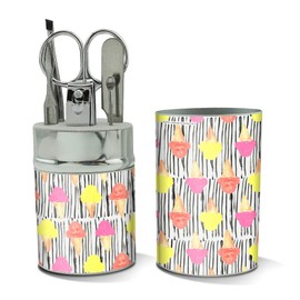 Ice Cream Cones Yum Stainless Steel Manicure Pedicure Grooming Beauty Care Travel Kit