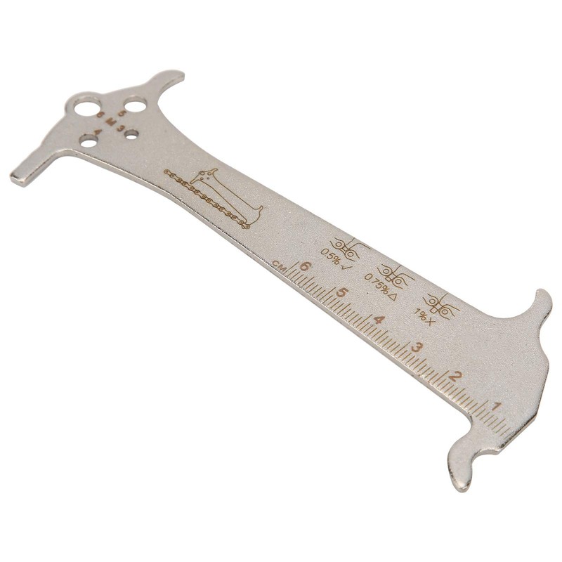Chain Wear Indicator, 3 in 1 Stainless Steel Bicycle Chain