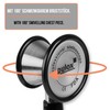 Pulox Cardiology Stethoscope with Stainless Steel Double Head Swivel