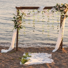 Paper Garland Gold Decoration 52 ft Party Set Double-Sided Metallic Paper Hanging Leaves Bunting Banner for Wedding Party Birthday Engagement Anniversary (Gold)