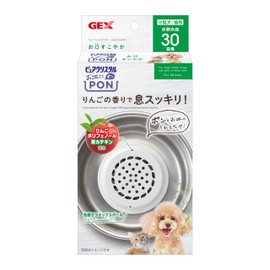 Gex Pure Crystal, PON Your Dish, Keeps Your Mouth Healthy, 30 Days, Just Put Into Drinking Dish, Bad Breath Care, Apple Scent Ball, Apple Polyphenol, Tea Catechin Formulated Pellets, Antibacterial