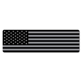 EZ-GO TXT Decal Badge Replacement Emblem for EZ-GO TXT Golf Cart - American Flag - Patriotic USA Design - Black & Grey - Made in The USA - Size 9.25" x 2.7"
