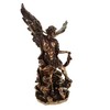 Archangel Michael Bronze Figurine Fights Evil