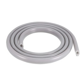 uxcell T-Slot Mount Window Weatherstrip Seal 6.5mm Bulb Bubble for 4mm Slot 1 Meter Long Gray