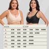 Mesh Bras for Women with Wide Adjustable Straps No Underwire