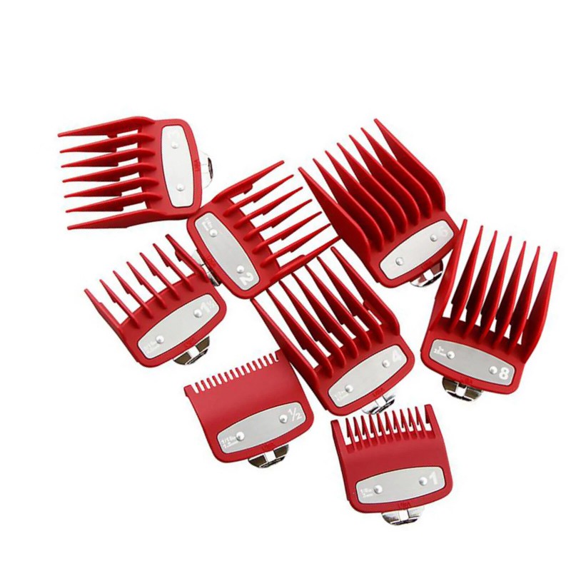 For Wahl Replacement 8PCS Hair Clipper Metal Clip Guides Limit