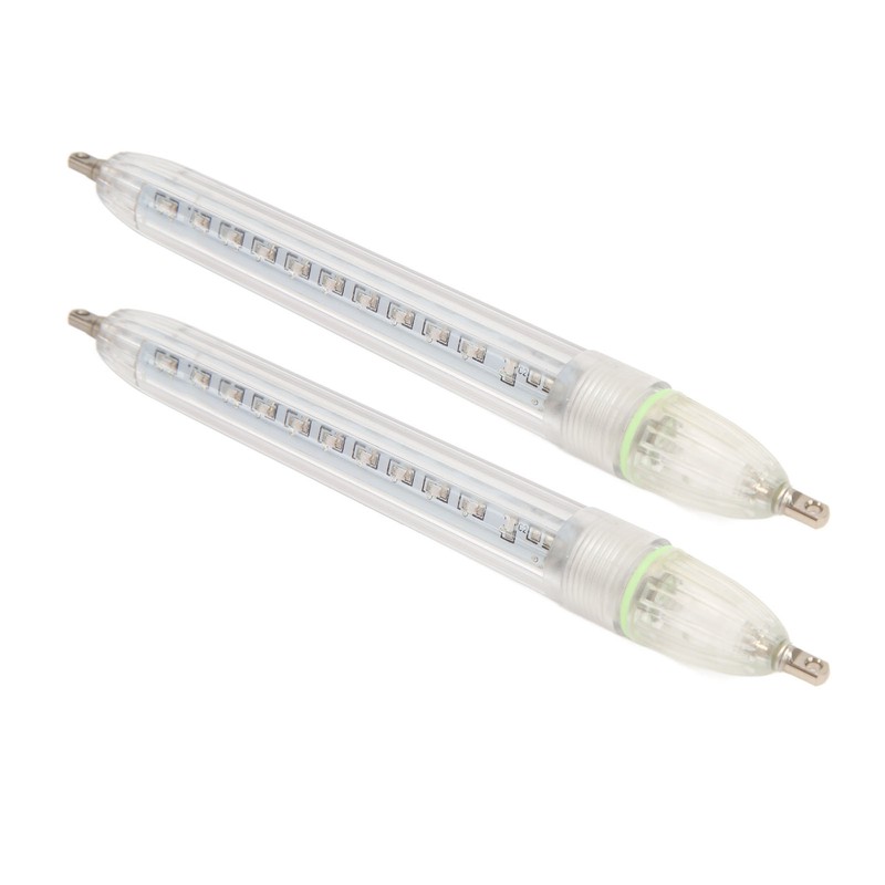2 Pcs LED Underwater Fishing Light Night Fishing Lure Bait