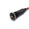 Alpinetech PLB12MS 12mm 1/2" 12V LED Metal Signal Indicator Pilot Dash Light (LO)