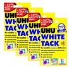 UHU White Tack - Sticky Reusable Adhesive Putty - Pack