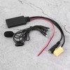 59.1in Bluetooth Radio Audio Cable Handsfree Car AUX Adapter with